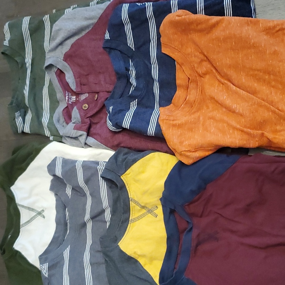 8 long sleeve kids shirts
